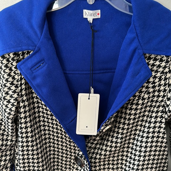 NWT Houndstooth Kling Coat - Picture 4 of 7